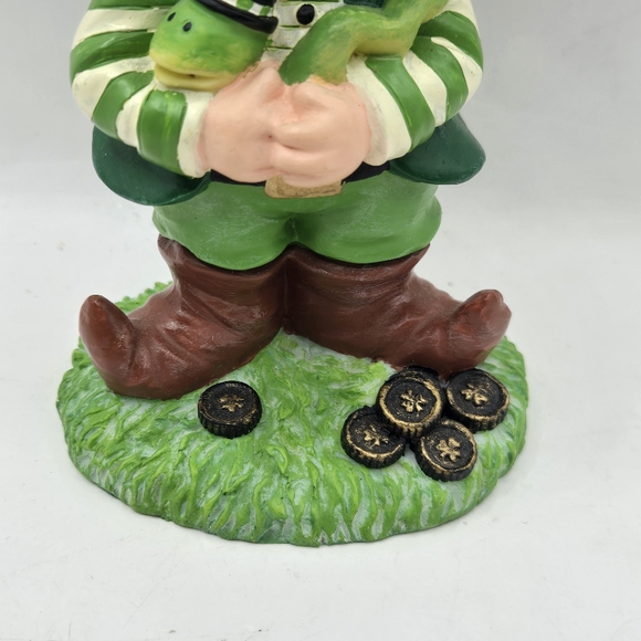 St. Patrick's Day Leprechaun W Coins Bobblehead Figure by Jo-Ann Stores (2003) - Picture 4 of 15